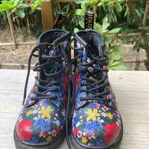 Floral Doc Martens Toddler Size US 9